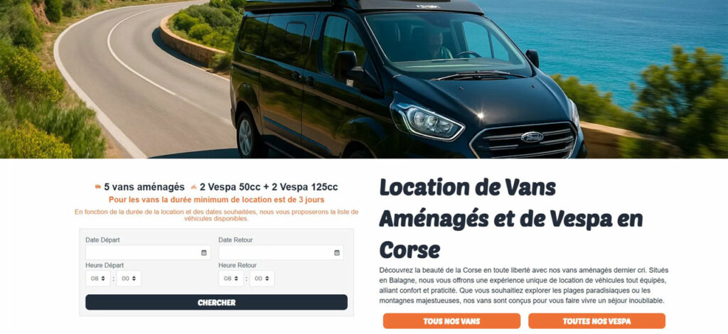 création site ecommerce van & scoot